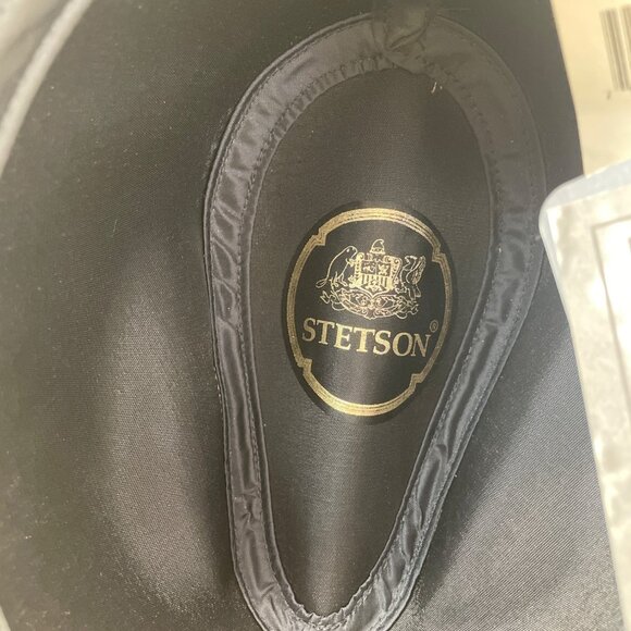 Stetson Mens Beige Fedora Hat Classic Design Size 7 1/8 - 57 - New - Picture 8 of 13